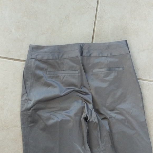 Calvin Klein silver Gray silky dress pant, trouser - Picture 5 of 6